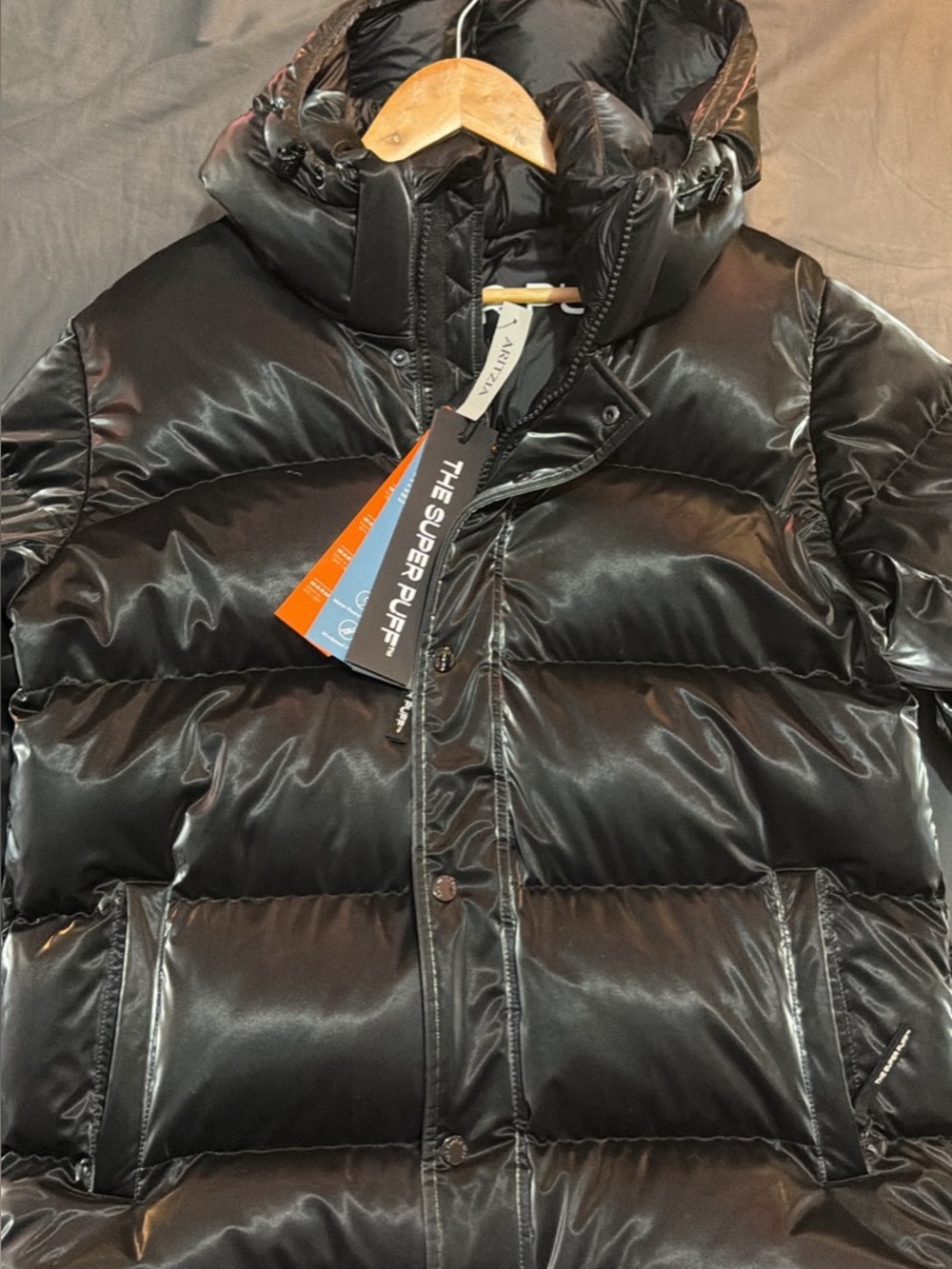 Woman’s The Super Puff Black Puffer Jacket